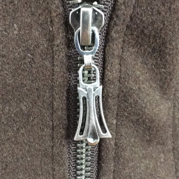 GAZOZ Vintage 80s Faux Leather Moto Style Jacket Large - Picture 5 of 13